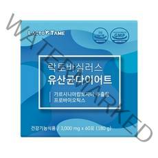 한국바이오팜 락토테미 락토바실러스 유산균다이어트 건강기능식품, 3g, 60개