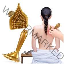DEEKAILE 괄사 마사지기 삼각형 괄사 마사지 도구 경락 두피 바디괄사 림프순환마사지, 1