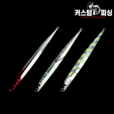 버티컬메탈지그 크롬메탈 메탈지그 갈치메탈 빅게임, 180g, 실버
