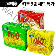 키도 크리미 버터향+수퍼 초코향+버터레몬향 크래커 3종 각1개씩 1세트(총3개), [버터+초코+버터레몬], 1세트