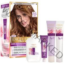 로레알파리 엑셀랑스 듀오크림 염모제, 6.3호 황금빛 밝은 갈색, 1개