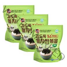 (3개묶음)김도둑 더맛있는 돌자반볶음 플레인 210g(35gx2)x3개, 단품, 단품