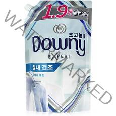 다우니 엑스퍼트 실내건조 섬유유연제 리필, 1.35L, 4개