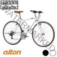 2023 알톤 스피어 700c 시마노 21단 하이브리드 자전거, 430, (95%조립배송), 블랙