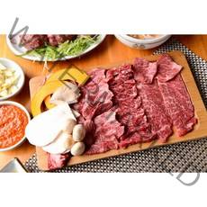 (당일배송)전라도 특급 한우 암소 500g 실속구이모둠 1+등급 한우 (3인분), 1+한우 모둠 500g