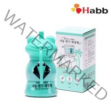 하비비 그린케어 청개구리 자동 변기 세정제 클리너, 120g, 6개