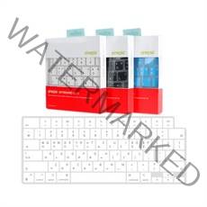 비단고티 문자인쇄키스킨 애플 맥북프로16 MNWD3KH/A 한영자판 키스킨 16.2인치 (9529207), 핑크(Pink)