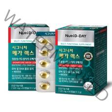 뉴트리디데이 장용성 rTG 알티지 오메가3 메가렉스, 60캡슐, 2개