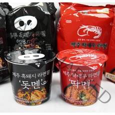 제주 흑돼지 라면 돗멘 (컵라면) 73g 12개, 돗멘 컵라면 1box(12개입)
