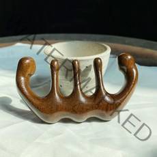 괄사 마사지 도구 얼굴 두피 전신 경락 마사지기 바디 다리 종아리 전신 팔 허벅지, W-괄사빗