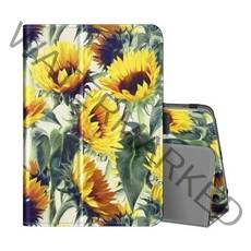 아마존 파이어 HD 8 및 파이어 HD 8 플러스 태블릿 2022/2020 스탠드 커버용 폴리오 케이스, Sunflowers, Sunflowers