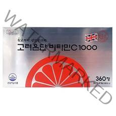 고려은단 비타민C 1000 1 080mg 360정 (60정 x 6세트), 단품
