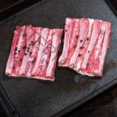 램스푸드 양고기 양늑간살500g 양살치살 고급갈비살+쯔란양념10g, 1개, 500g