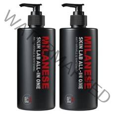 밀라네제 스킨랩 남성 올인원 로션 대용량, 500ml, 2개