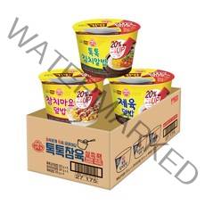 오뚜기 컵밥 톡톡참육 실쏙팩 톡톡김치알밥 4p + 참치마요덮밥 4p + 제육덮밥 4p 세트, 1세트