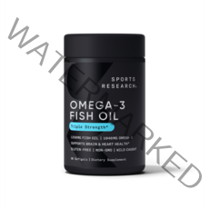스포츠리서치 트리플 스트렝스 오메가-3 피쉬 오일 1250mg 소프트젤, 90캡슐, 1개