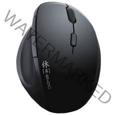 IPLEX 휴 Ergo 무선 버티컬 마우스 WM912BK, 블랙