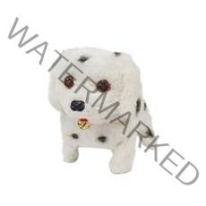 파피앙 움직이는 강아지 작동인형 + 건전지, 12cm, 화이트(PP1)