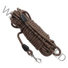 리드줄 강아지줄 강아지산책줄 긴로프 개 가죽 끈 5M/10M/15M 다기능 타이 아웃 체크 코드 훈련 리드 야외, 02 coffee_02 0.8X1000cm