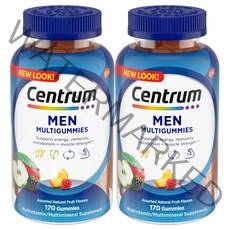 Centrum 센트룸 남성용 종합비타민 170 구미, 2병