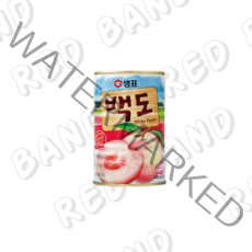 샘표 백도 통조림, 400g, 2개