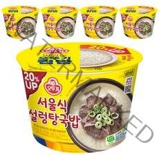 오뚜기 맛있는 오뚜기 컵밥 서울식 설렁탕국밥, 311g, 5개