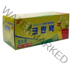 해피크린 업소용 크린팩 대 30 x 45 cm x 250매, 1개