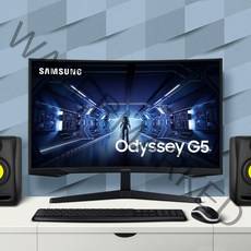 삼성전자 오디세이 G5 C27G54T 68.4cm(27) 커브드 게이밍 모니터 /16:9/1000R/VA/2560x1440(QHD)/1ms