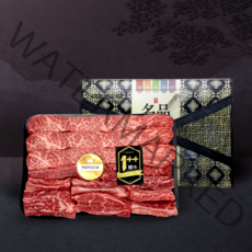 더리치가든 1++ 마장동 한우선물세트 700g 스페셜 갈비살세트 구이용 한우세트
