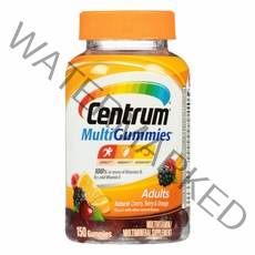 Centrum 멀티구미 어덜트 내추럴 체리 베리 & 오렌지, 150개입, 1개