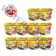 오뚜기 컵밥 10종 세트 참치마요 매콤낙지 제육덮밥 오삼불고기 춘천닭갈비 햄버그 부대찌개밥 쇠고기미역국밥 황태콩나물해장국밥 김치참치, 280g, 10개