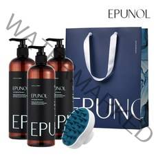에퓨놀 명절선물세트 탈모증상완화 기능성 샴푸세트 (탈모샴푸x3+두피브러쉬+쇼핑백), 단품