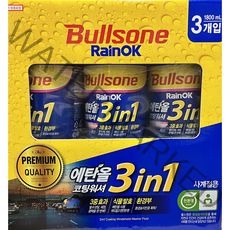 불스원 에탄올 3in1코팅워셔액1800ml 3개, 1.8L