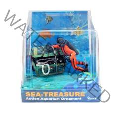 VENYS SEA TREASURE 잠수부 에어장식, 1개