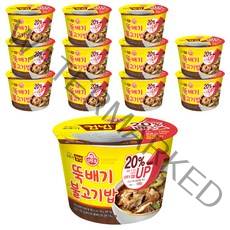오뚜기 뚝배기 불고기밥 컵밥, 290g, 12개