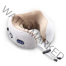 테르톤 무선충전 메모리폼 목 마사지 베개 브라운, TM-3699