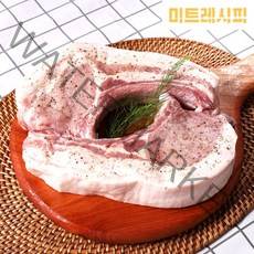 한돈 돈마호크 (500~600g) 돈토마호크 캠핑고기 숯불고기 캠핑바베큐 도끼삼겹살 펜션음식 돼지통바베큐 돼지고기선물 국내산돼지고기돈마호크 숙성돼지고기, 3대