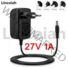 어댑터 충전기 1PCS DC 26.5V 1A 전원 공급 27V 0.5A Electrolux EL2050 EL2050A EL2050B Ergorapido 2 In 1, 01 미국