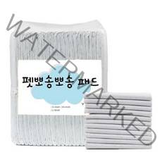 펫뽀송뽀송 화이트 강아지 배변패드 레몬향 45g 40매, 40개입, 1개