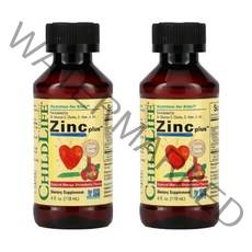 차일드라이프 어린이 아연 액상 망고 딸기맛 118ml 2통, 1개, 기본