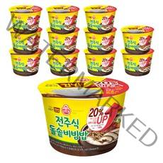 오뚜기 즉석 컵밥 전주식 돌솥비빔밥, 269g, 12개