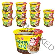 오뚜기 차돌 강된장 보리밥 컵밥, 310g, 12개