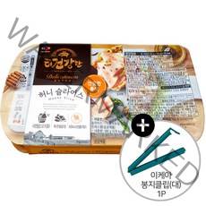 코스트코 CJ 더 건강한 허니 슬라이스 햄 500g (250g x 2팩) + 이케아 봉지클립(대) 1P 생햄 샌드위치 아이스박스 발송