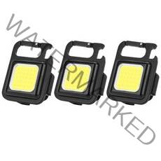 1+1+1 키체인 멀티 몬스터랜턴 휴대용 LED 후레쉬 충전식 미니 랜턴 다용도 손전등 자석 캠핑램프, 휴대용 비상등