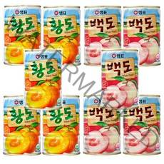 샘표 (황도 400g 5개) //선택 (백도 400g 5개), 황도 400g 5개