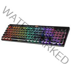 앱코 사각 레트로 축교환 기계식 유선 키보드 갈축, 블랙, K840 SQUARE, 일반형