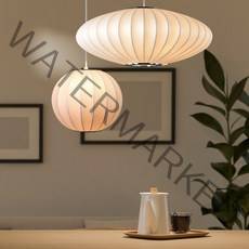 조지넬슨 버블 조명 미니 사이즈 A타입 카페램프, LED 8w 벌브 전구색(노란빛)