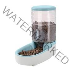 반려동물 대용량 반자동 사료 급식기, 2.5kg, 블루