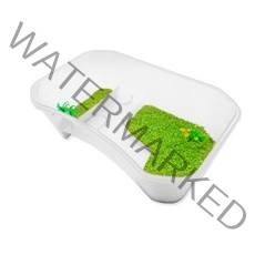 아쿠아테라 거북이 멀티하우스 어항 플로워링 세트 NX-11, 어항(화이트), 스톤(연두), 수초(혼합색상)