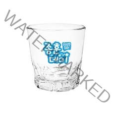 반달콤 주문제작 커스텀 베이직 소주잔, 07-3.좋은데이(블루)